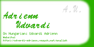 adrienn udvardi business card